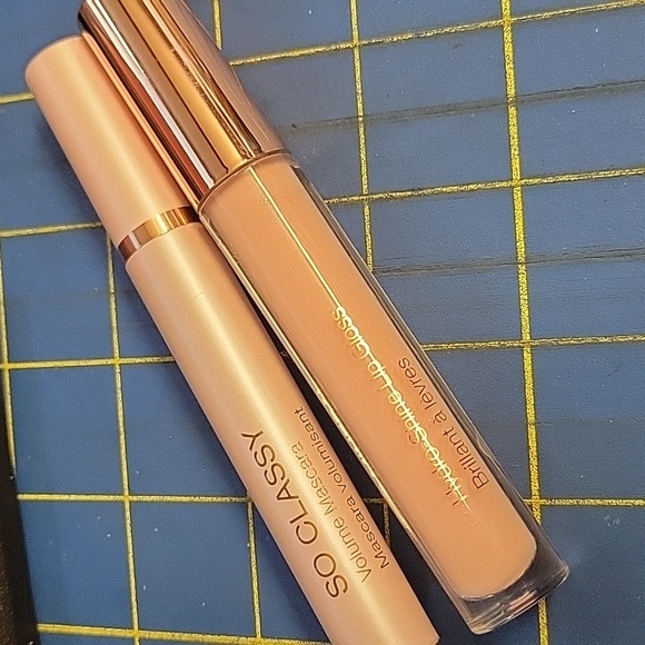 Mineral Fusion Natural Black Mascara 9ml & Paris Lippy 4.5ml New - Picture 1 of 1